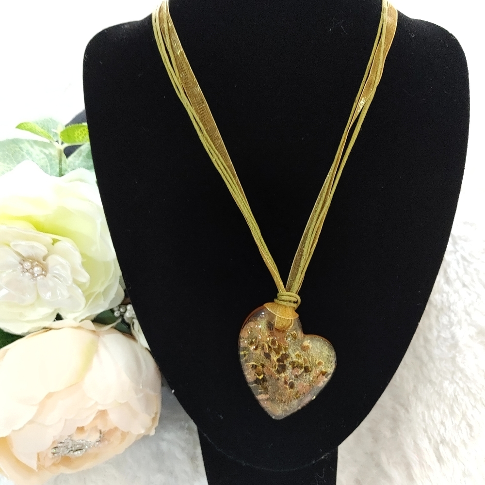Art Glass Heart pendant